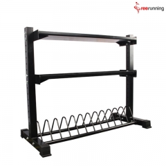 Functional Fitness Equipment Crossfit For Dumbbell & Kettlebell & Bumper Plates Storage