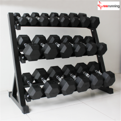 Three Layer Heavy Duty Dumbbell Rack