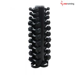10Pairs Vertical Hex Dumbbell Stand
