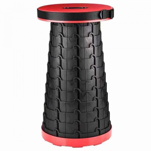 Portable Telescoping Stool Folding Camping Stool Seat for Fishing Hiking Traveling Outdoor Activities