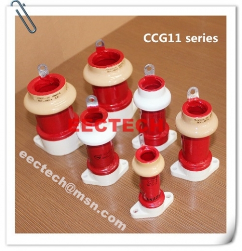 CCG11-3, 1800pF, 3KVDC, pot type ceramic RF capacitor