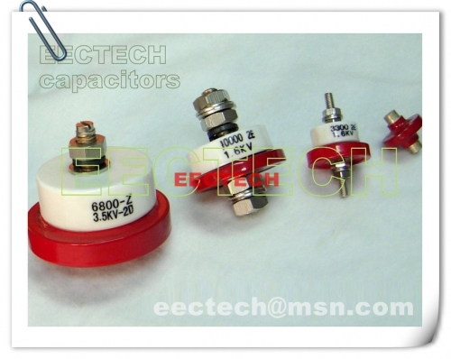 CT85-1, 6800PF/3.5KV, feed through ceramic capacitor, CCY-C-3 equivalent