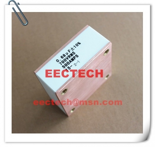 CBB90B, 0.68uF, 700V/1000V, 500A solid state high frequency film capacitor