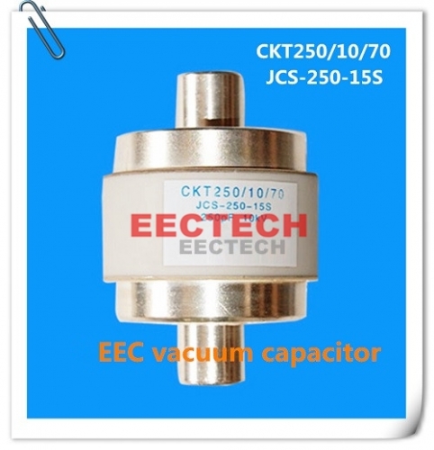 CKT250/10/70 fixed vacuum capacitor, equivalent to JCS-250-15S