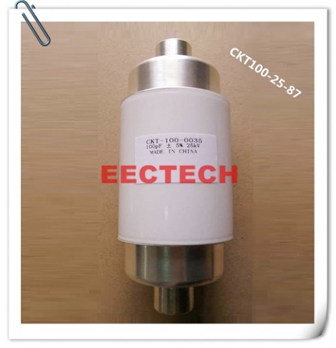 CKT100/25/87 vacuum fixed capacitor 100pF 25KV equivalent to CKT-100-0035