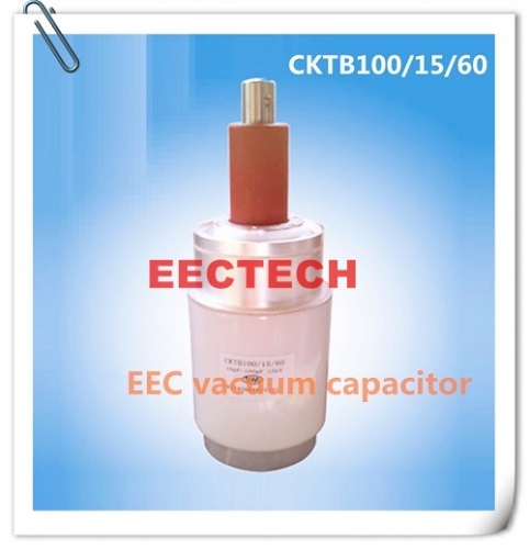 CKTB100/15/60 variable vacuum capacitor, 8~100pF, 15KV, 60A capacitor