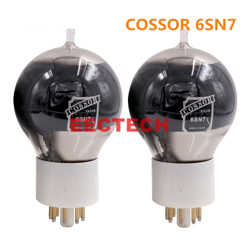 PSVANE 6SN7-SE 6SN7-BE Vacuum Tube Special Customize Version Black Plate Gold Pin Replace 6N8P 6H8C 6SN7 Matched Pair,COSSOR 6SN7 (one pair)