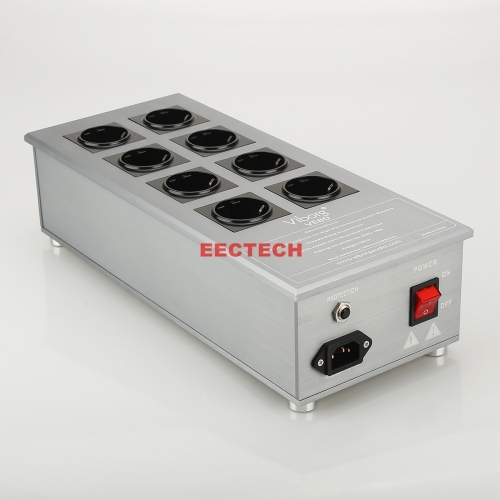 Viborg VE80 HiFi Power Filter Socket 8Ways AC Power Conditioner Audiophile Power Purifier with EU Outlets eectech