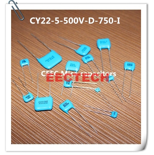 CY22-5-500V-D-680-I silver coated mica capacitor from Beijing EECTECH, one lot=50pcs