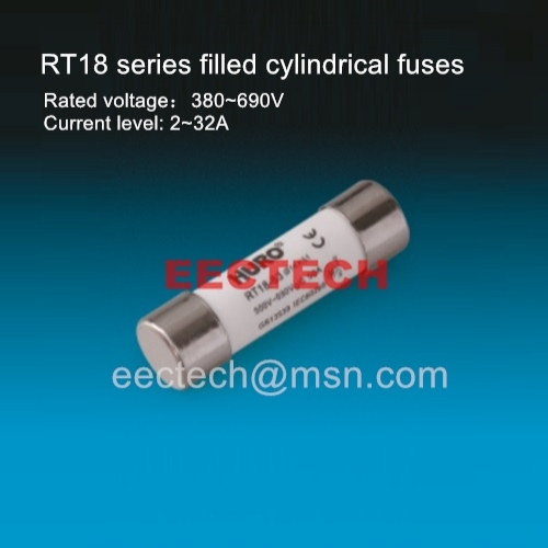 HURO fuse, RT18 series filled cylindrical fuses, RT18-32 fuse, RT18-32 (1box=20pcs )