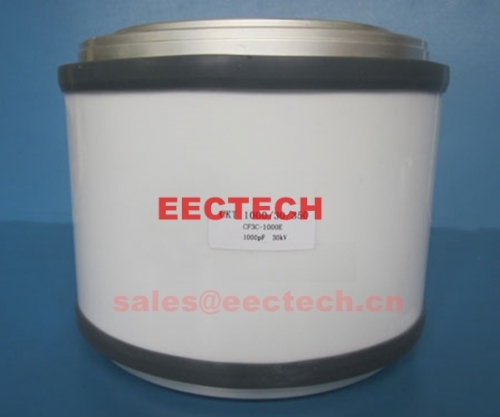 EECTECH, CKT1000/30/350, 1000PF/30KV/350A  fixed vacuum capacitor