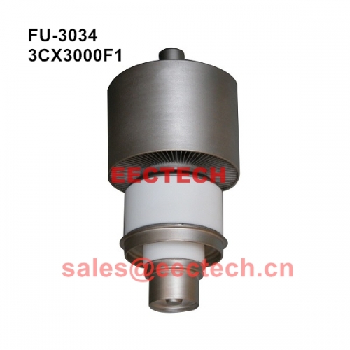 3CX3000F1, FU-3034F vacuum tube high frequency oscillator amplifier