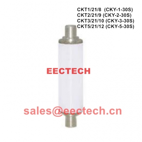 CKT3/21/10 vacuum fixed capacitor 3pF, 21KV, 10A, equivalent to vacuum capacitor CKY-3-30S