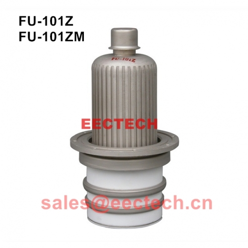 FU-101Z anode air-cooled tetrode, used in radio equipment for low frequency amplification