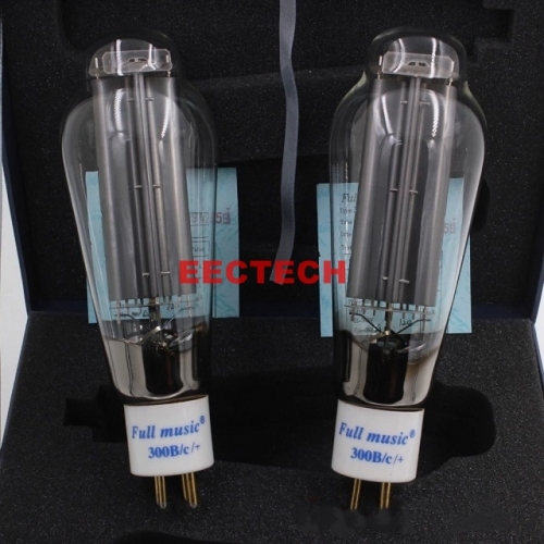 TJ Fullmusic 300B/C/+ 300BC Vacuum Tube Carbon Plate Replace EH JJ 300B Tubes Factory Match&Test Pair (one pair)