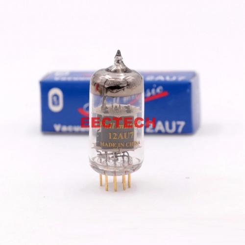 Fullmusic 12AU7 ECC82 Vacuum Tube For Vintage Headphone Pre-Amplifier Microphone Factory Test and Match (one pairs)