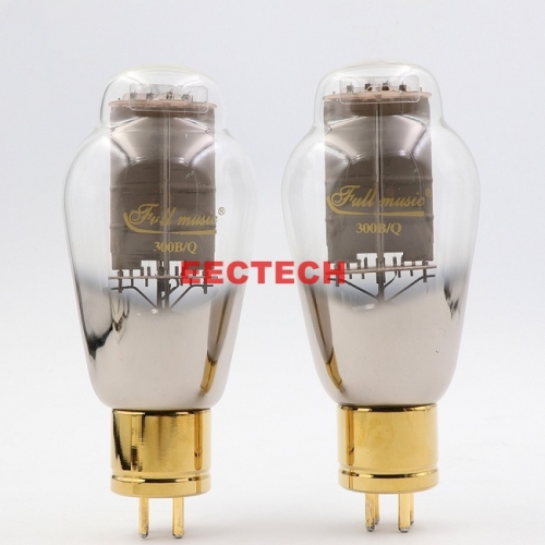 Matched Pair Premium TJ Fullmusic 300B/Q Vacuum Tube Replace 300B Unique Metal Plate Fantastic Sound (one pairs)