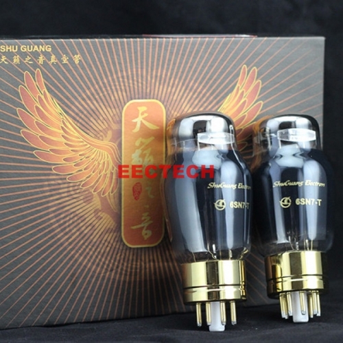 SHUGUANG 6SN7-T Vacuum Tubes Replace 6SN7 CV181 ECC35 6H8C 6N8P Tubes Vintage Hifi Audio Tube AMP DIY Factory Matched Pair*1