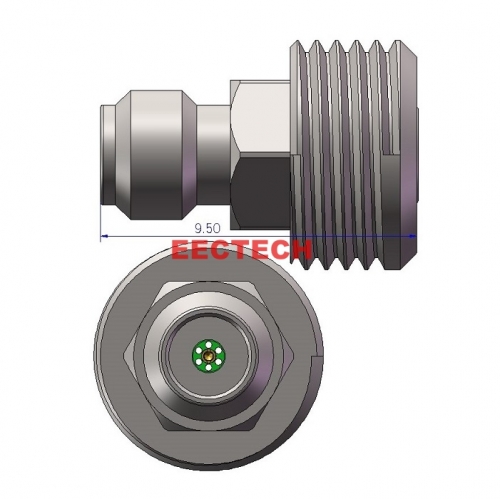 1.0JY, 1.0KY, 1.0KY-M7 threaded mounting connector, 1.0mm threaded mounting connector series, EECTECH