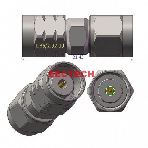 1.85/2.92-JJ Coaxial adapter, 1.85/2.92 series Coaxial adapter, EECTECH
