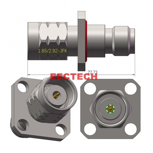 1.85/2.92-JFK Coaxial adapter, 1.85/2.92 series Coaxial adapter, EECTECH