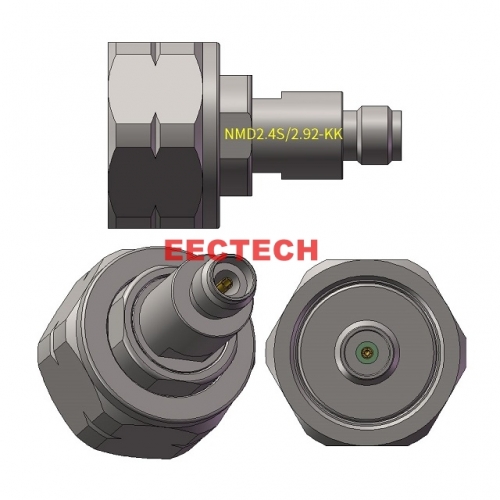 NMD2.4S/2.92-KK Dedicated converter for VNA cable assemblies, NMD2.4S series converter, EECTECH