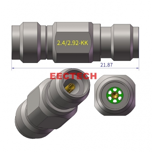 2.4/2.92-KK Coaxial converter, 2.4/2.92 series converters,  EECTECH