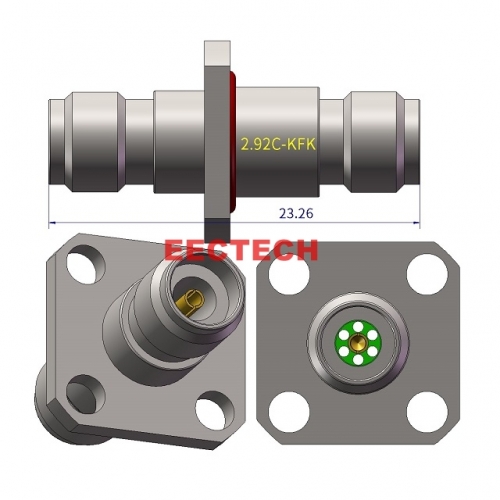 2.92C-KFK Coaxial adapter, 2.92 series converters,  EECTECH