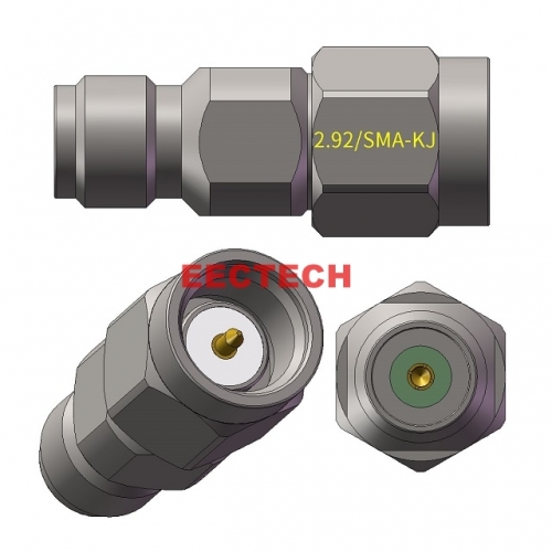 2.92/SMA-KJ Coaxial adapter, 2.92/SMA series converters,  EECTECH