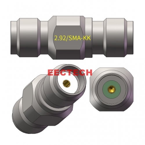 2.92/SMA-KK Coaxial adapter, 2.92/SMA series converters,  EECTECH