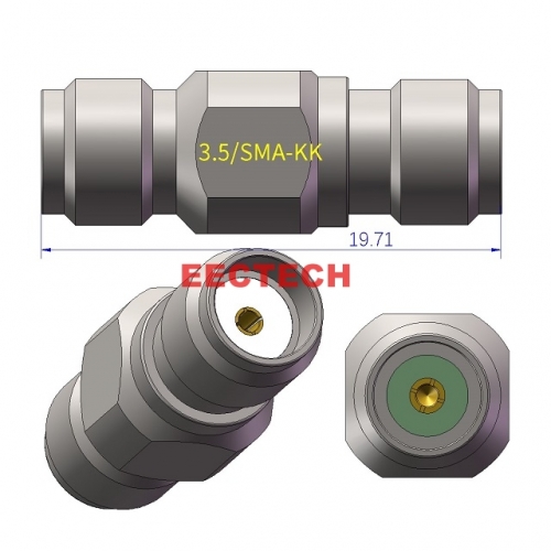 3.5/SMA-KK Coaxial adapter, 3.5/SMA series converters,  EECTECH