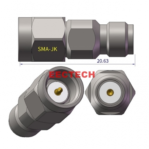 SMA-JK Coaxial adapter, SMA series converter,  EECTECH