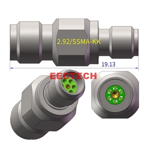 2.92/SSMA-KK Coaxial adapter, 2.92/SSMA series converters, EECTECH