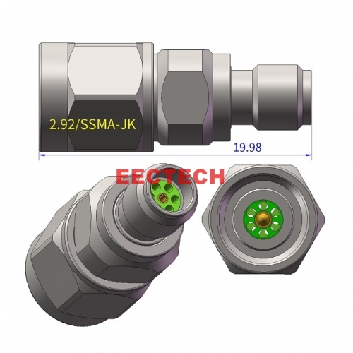 2.92/SSMA-JK Coaxial adapter, 2.92/SSMA series converters, EECTECH