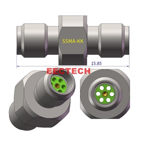 SSMA-KK Coaxial adapter, SSMA series converter,  EECTECH