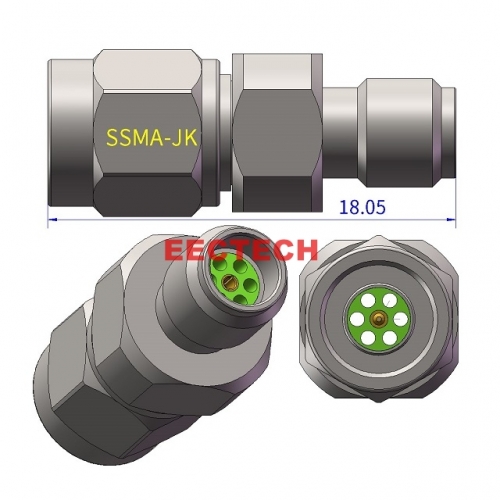 SSMA-JK Coaxial adapter, SSMA series converter,  EECTECH