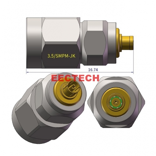 3.5/SMPM-JK Coaxial adapter, 3.5/SMPM series converters, EECTECH