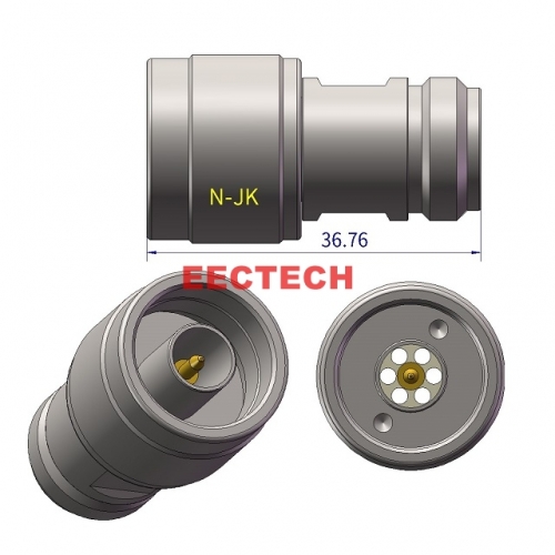 N-JK Coaxial adapter, N/N series converter, EECTECH