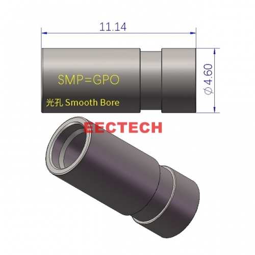 SMPM1CL-40S Coaxial Fixed Load, SMP coaxial fixed load, EECTECH