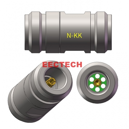 N-KK Coaxial adapter, N/N series converter, EECTECH
