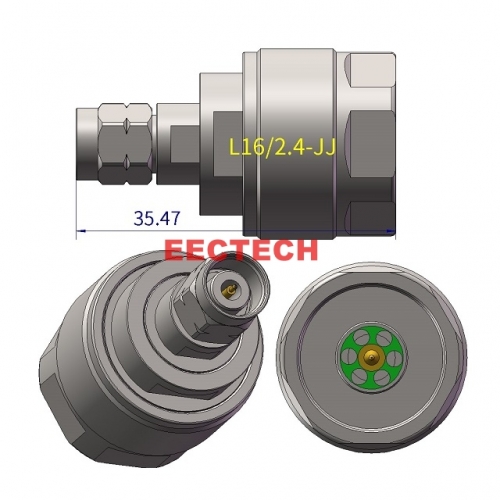 L16/2.4-JJ Coaxial adapter, L16/1.85,2.4,2.92,3.5J series converters, EECTECH