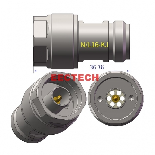 N/L16-KJ Coaxial adapter, N/16 &amp; L16/L16 series converters, EECTECH