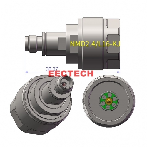 NMD2.4/L16-KJ Coaxial adapter, for VNA cable assembly, NMD1.85,2.4,2.92,3.5K/L16 series converters, EECTECH