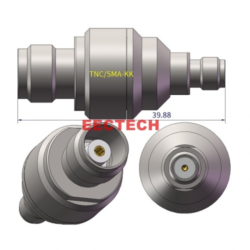 TNC/SMA-KK Coaxial adapter, TNC/SMA series converters, EECTECH