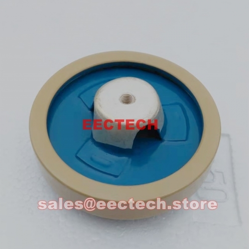 CPD80, 500pF/15KVDC ceramic capacitor, high voltage 3-leg lead rf power capacitor, disc type PD80 capacitor, EECTECH Beijing