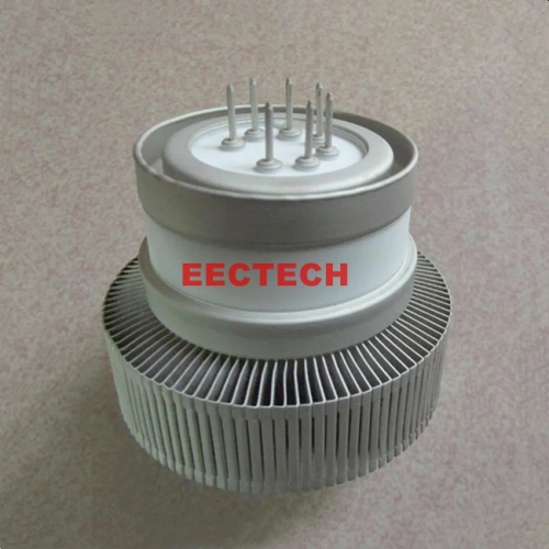 Vacuum electron tube FU-74F Ceramic transmitting power tetrode, equivalent to Russia ГУ-74Б, GU-74B, GU74B and USA 4CX800A for RF applifiers