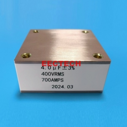 CBB90B, 4.0uF, 400V, 700A solid state high frequency film capacitor 4uF