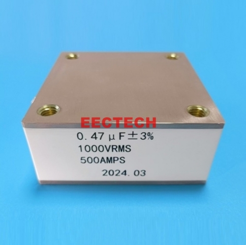 CBB90B, 0.47uF, 700V/1000V, 500A solid state high frequency film capacitor