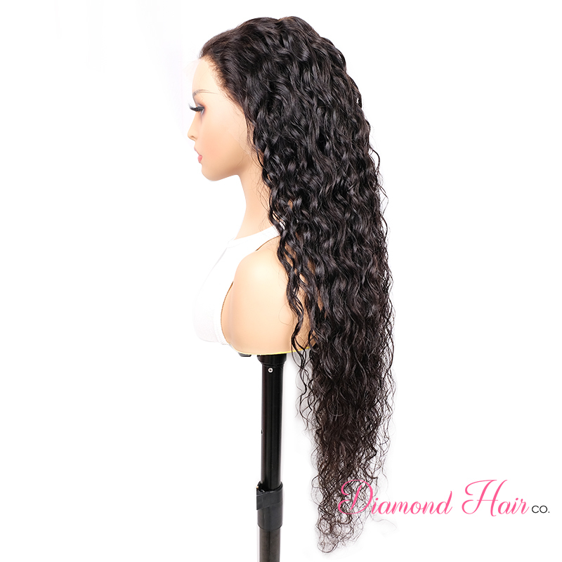 Water Wave HD Lace  5x5 Closure Wig & 13x4 13x6 Full Frontal Wig 200% Density Mink Brazilian Diamond Virgin Hair