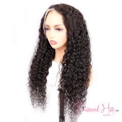 Italian Curly Lace 4x4 5x5 Closure Wig 13x4 13x6 Full Frontal Wig 200% Density Mink Brazilian Diamond Virgin Hair